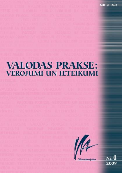 Valodas prakse 4